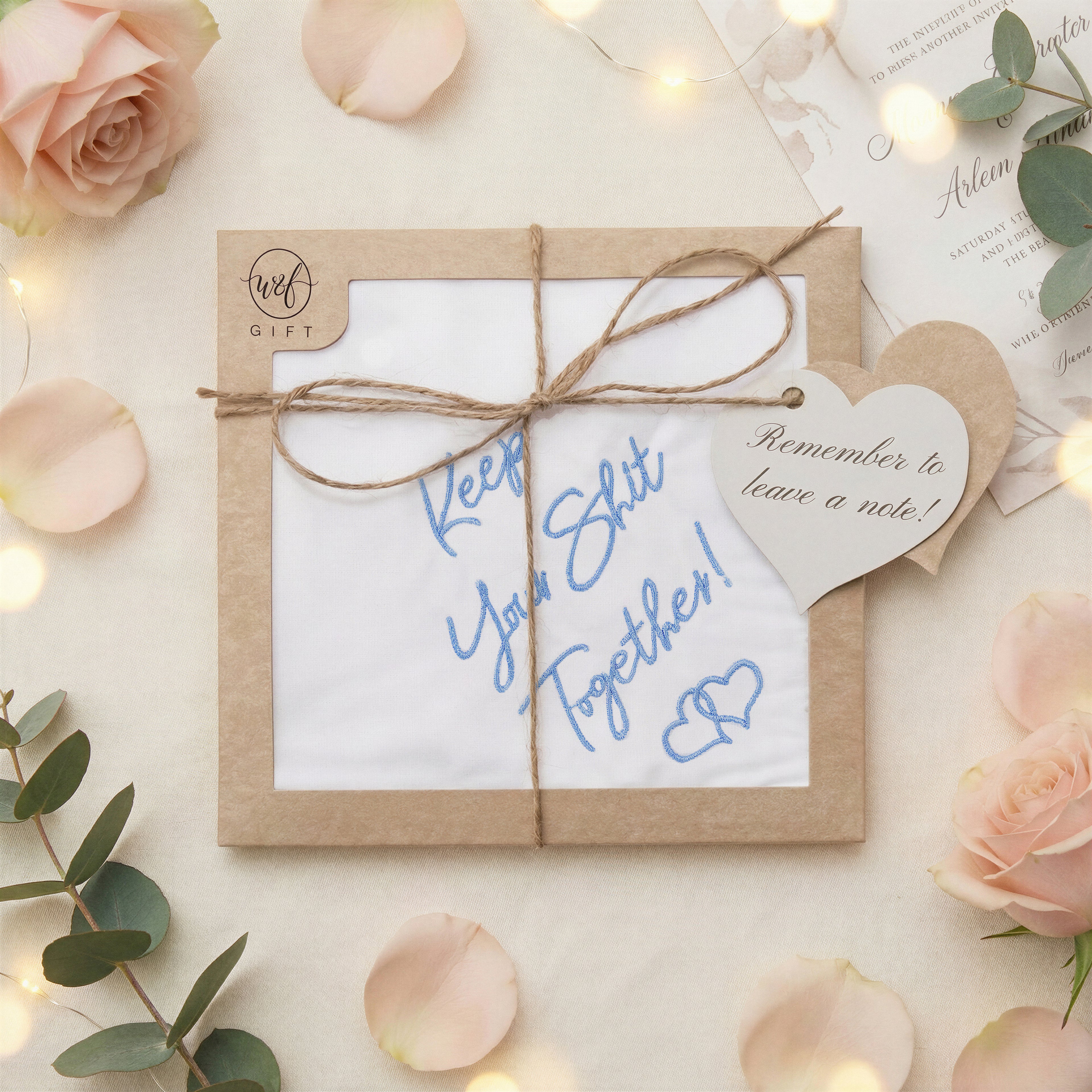 The Original "Keep Your Sh*t Together" Mother of the Bride Handkerchief