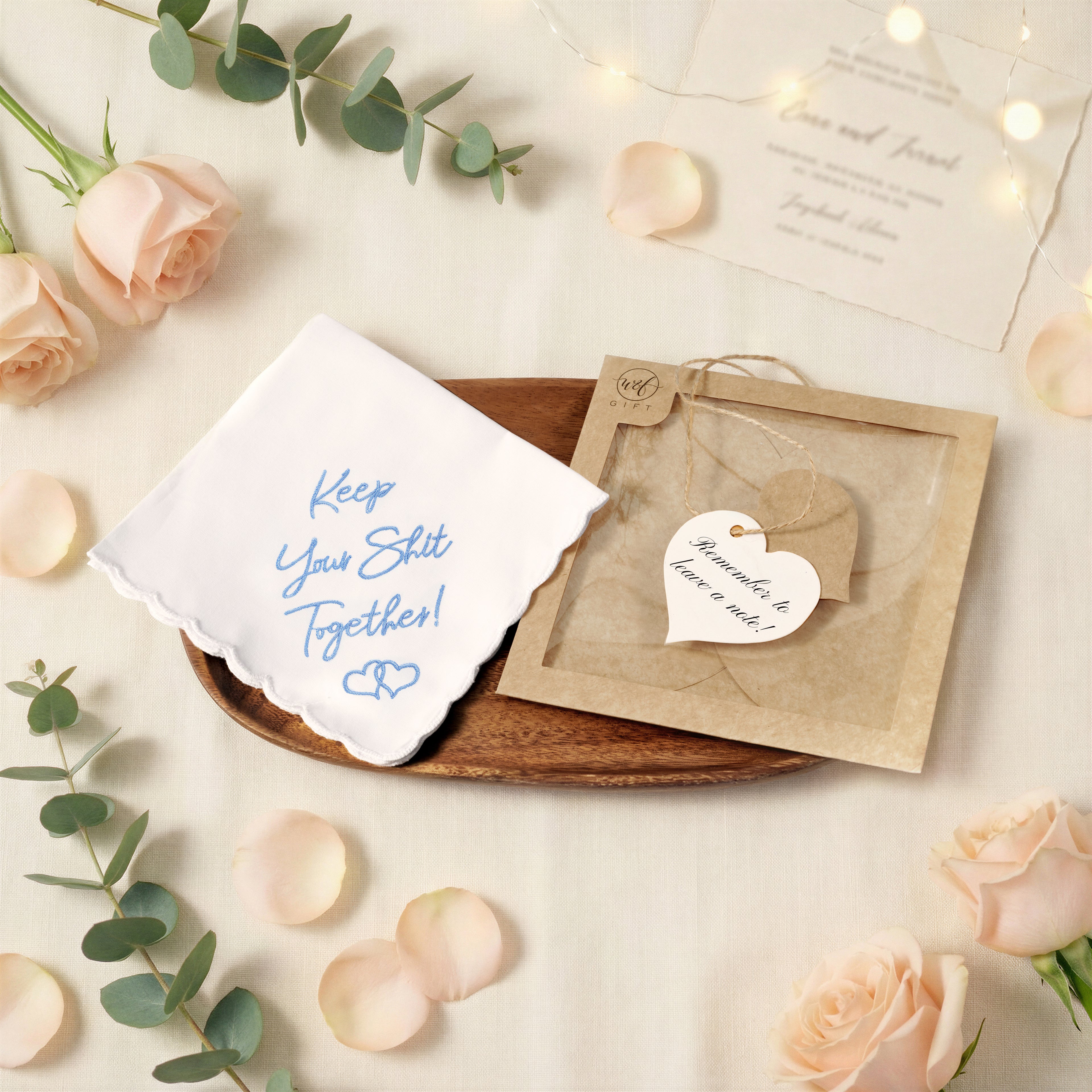 The Original "Keep Your Sh*t Together" Mother of the Bride Handkerchief