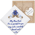 The Original “Happy Tears” New Dad Wedding Handkerchief