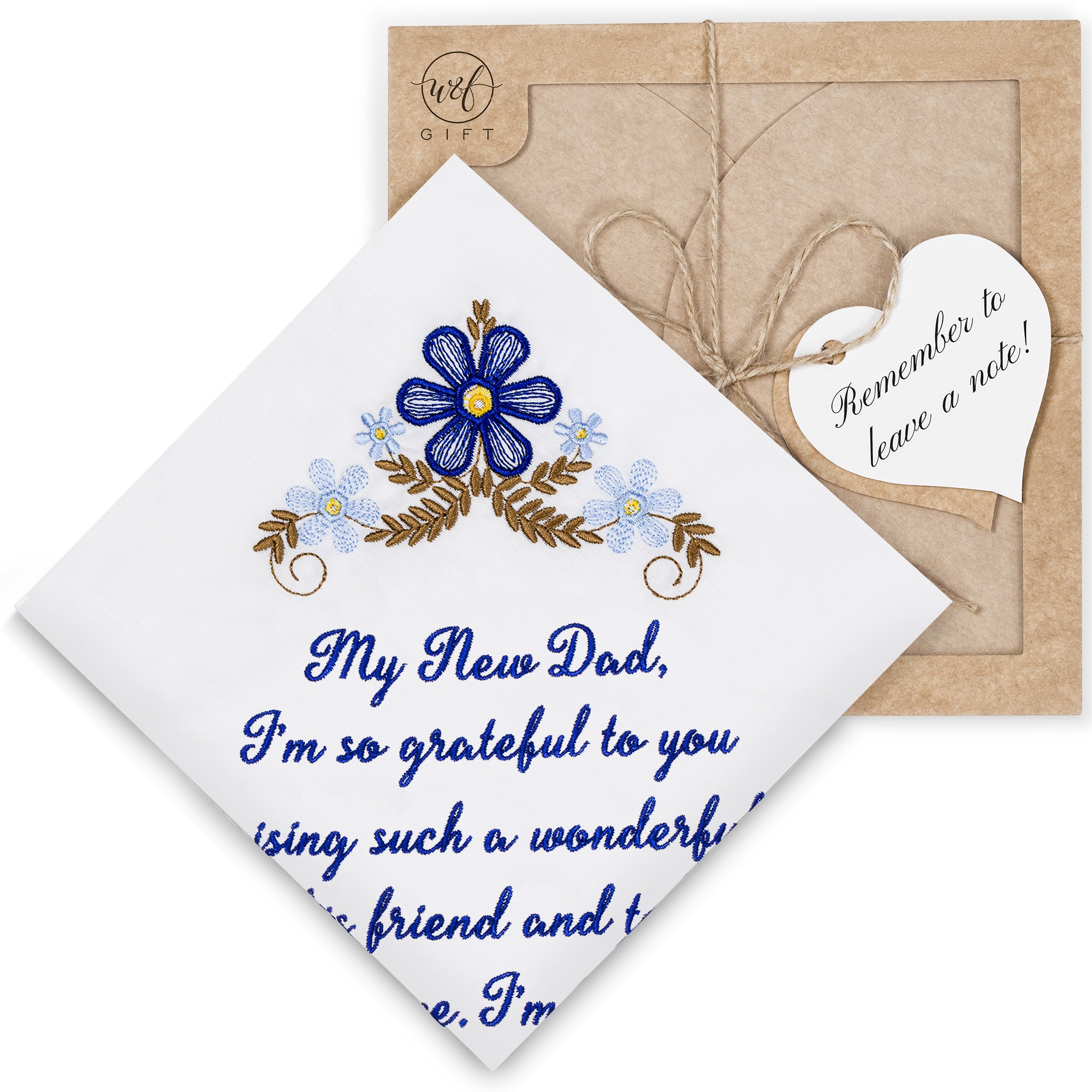 The Original “Happy Tears” New Dad Wedding Handkerchief