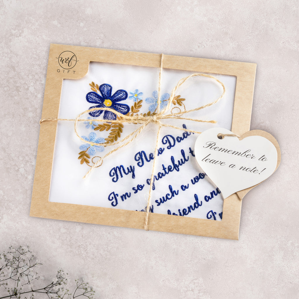 The Original “Happy Tears” New Dad Wedding Handkerchief