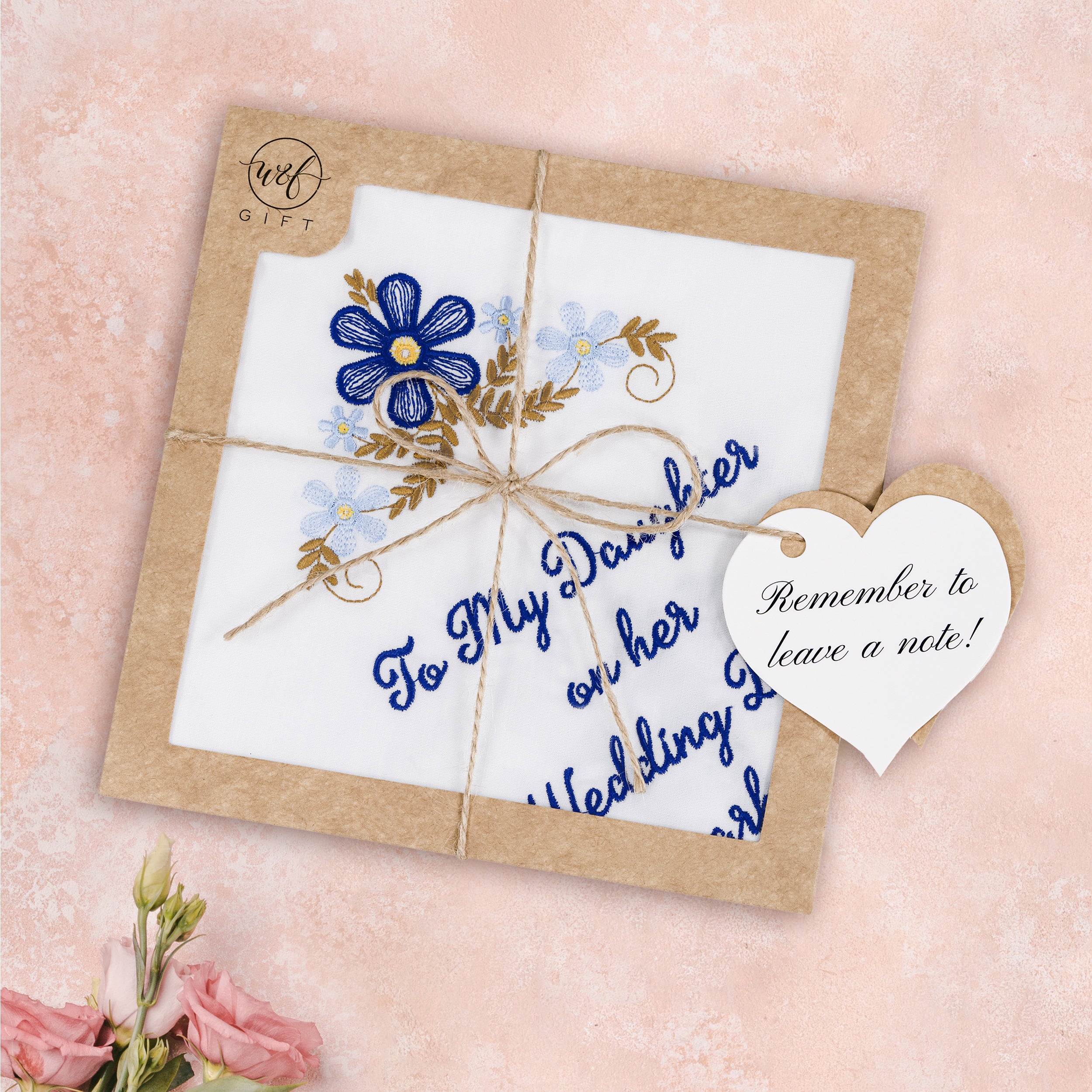 The Original “Happy Tears” To My Daughter Wedding Handkerchief