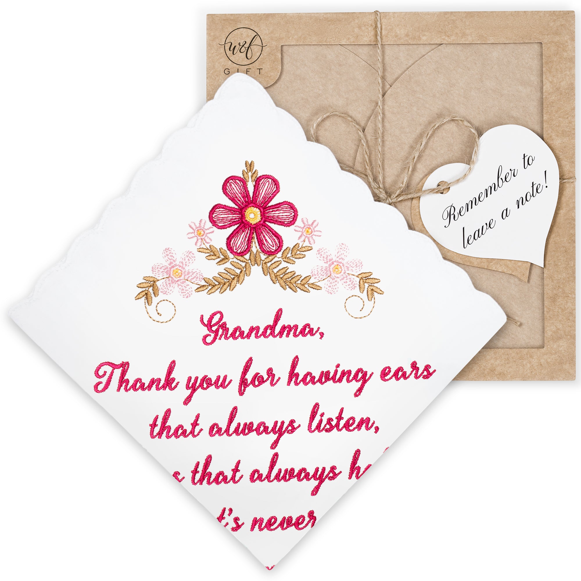 The Original “Happy Tears” Grandma Wedding Handkerchief