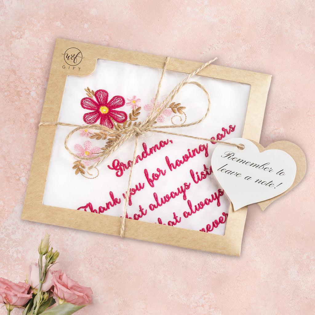The Original “Happy Tears” Grandma Wedding Handkerchief