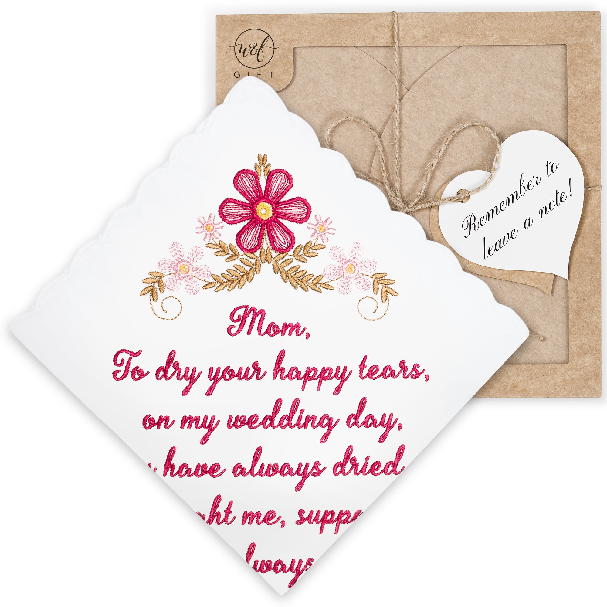 The Original “Happy Tears” Mom Wedding Handkerchief