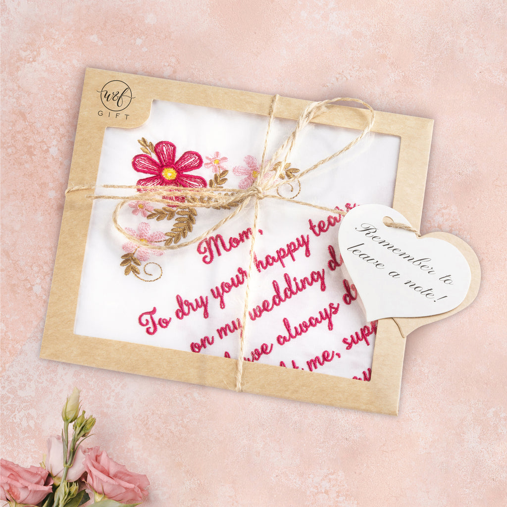 The Original “Happy Tears” Mom Wedding Handkerchief