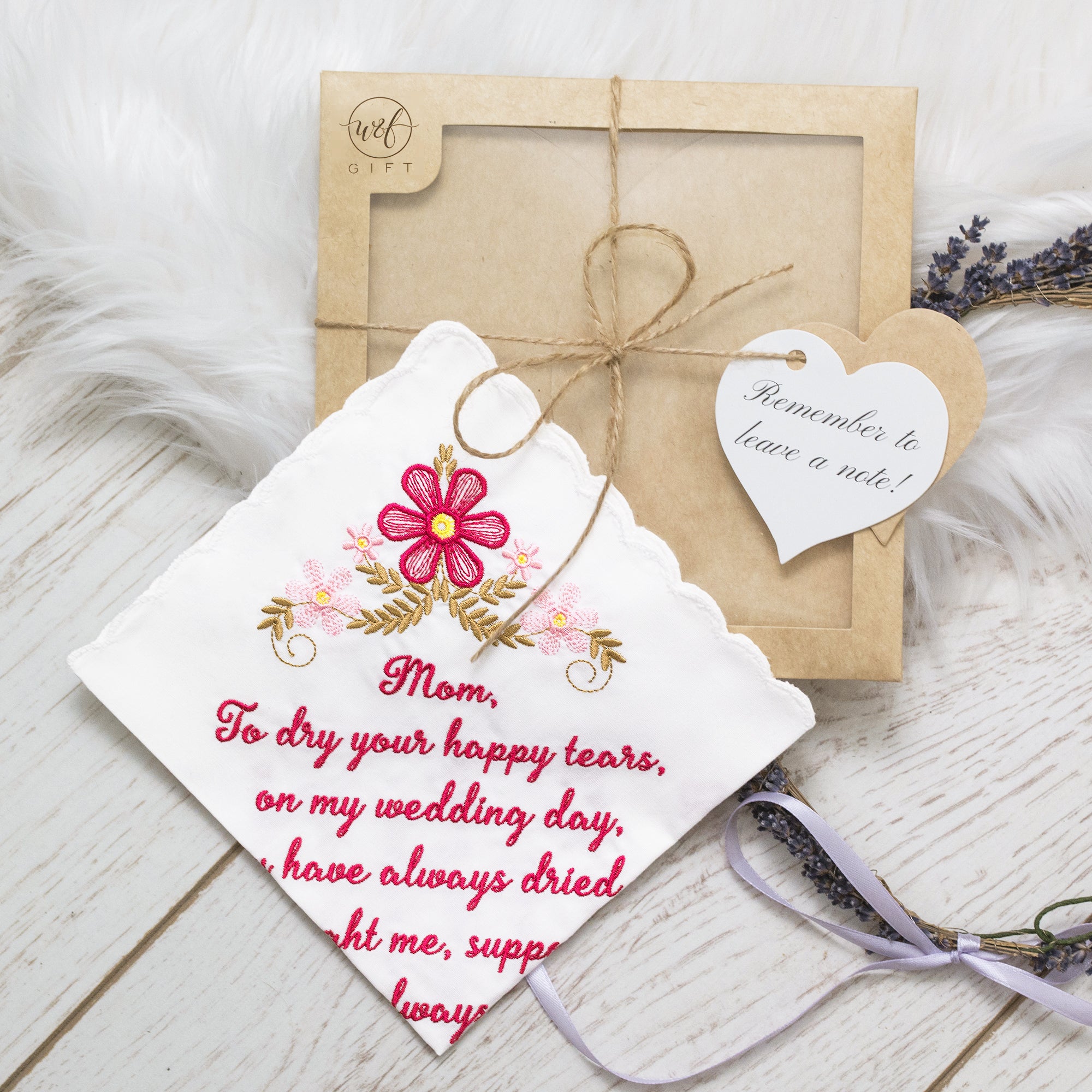 The Original “Happy Tears” Mom Wedding Handkerchief