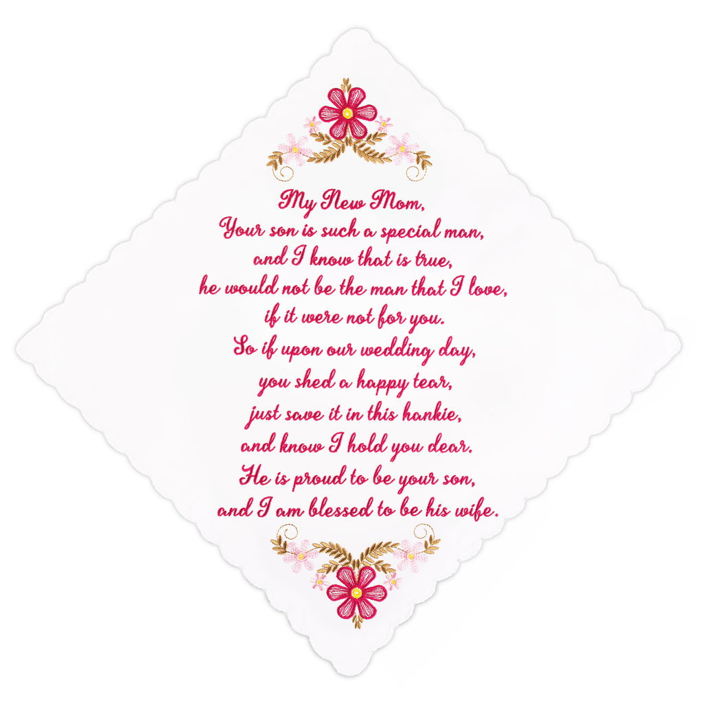 The Original “Happy Tears” New Mom Wedding Handkerchief