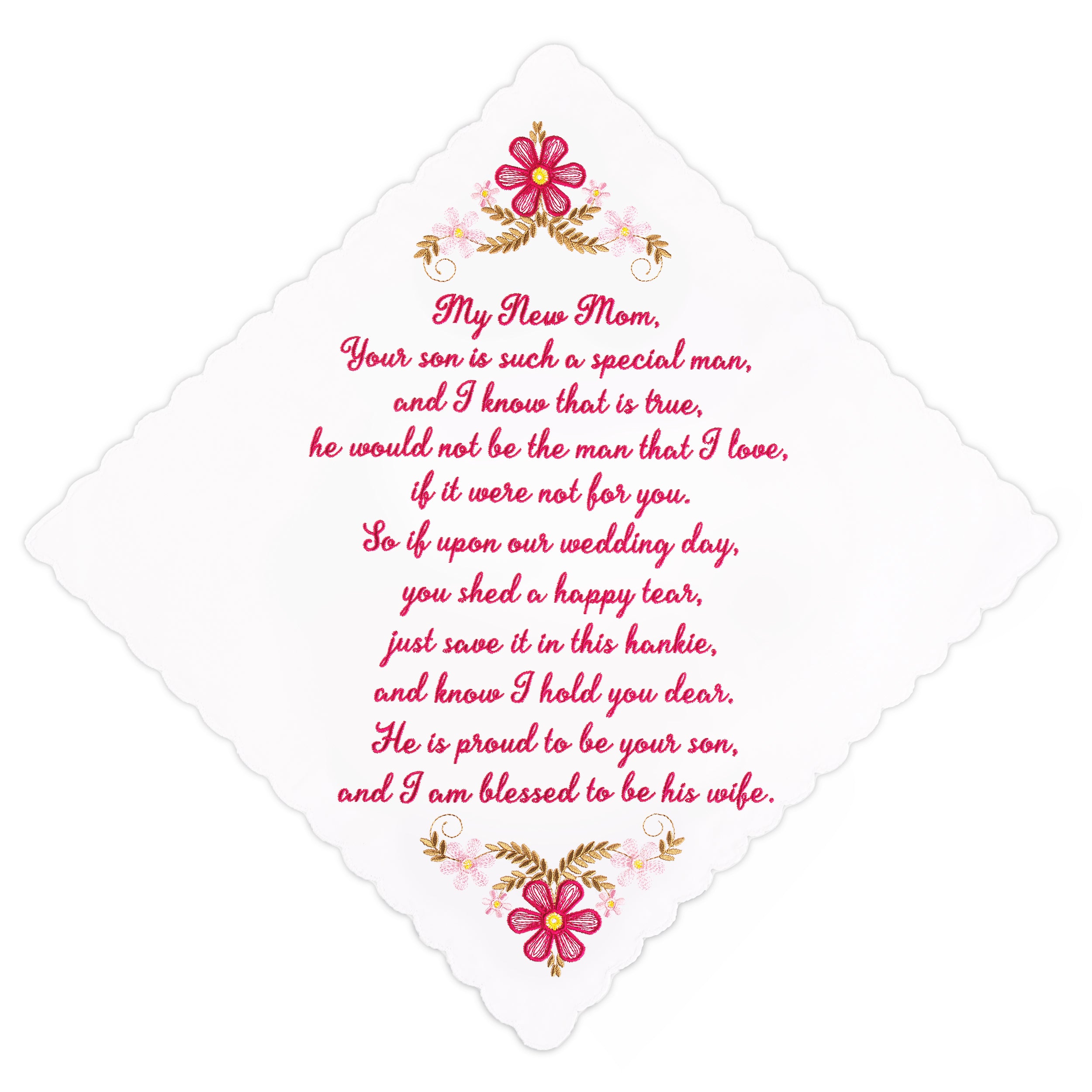 The Original “Happy Tears” New Mom Wedding Handkerchief