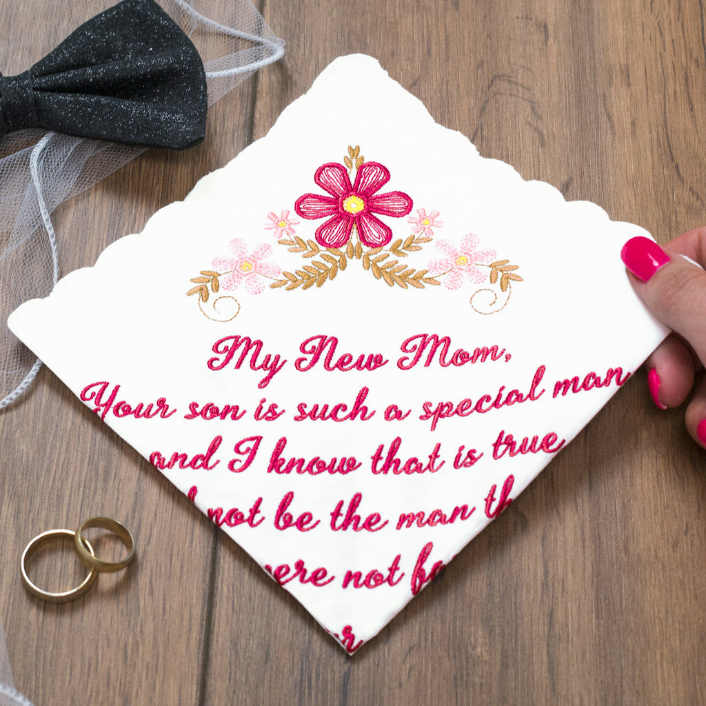 The Original “Happy Tears” New Mom Wedding Handkerchief