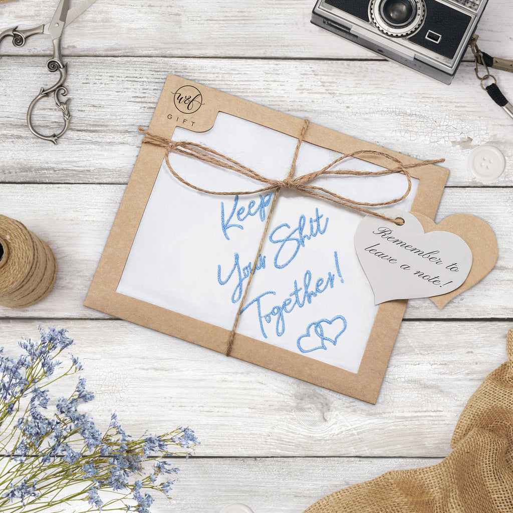 The Original "Keep Your Sh*t Together" Mother of the Bride Handkerchief