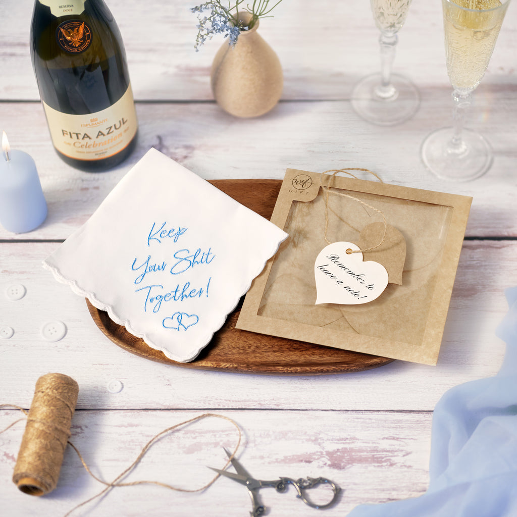 The Original "Keep Your Sh*t Together" Mother of the Bride Handkerchief